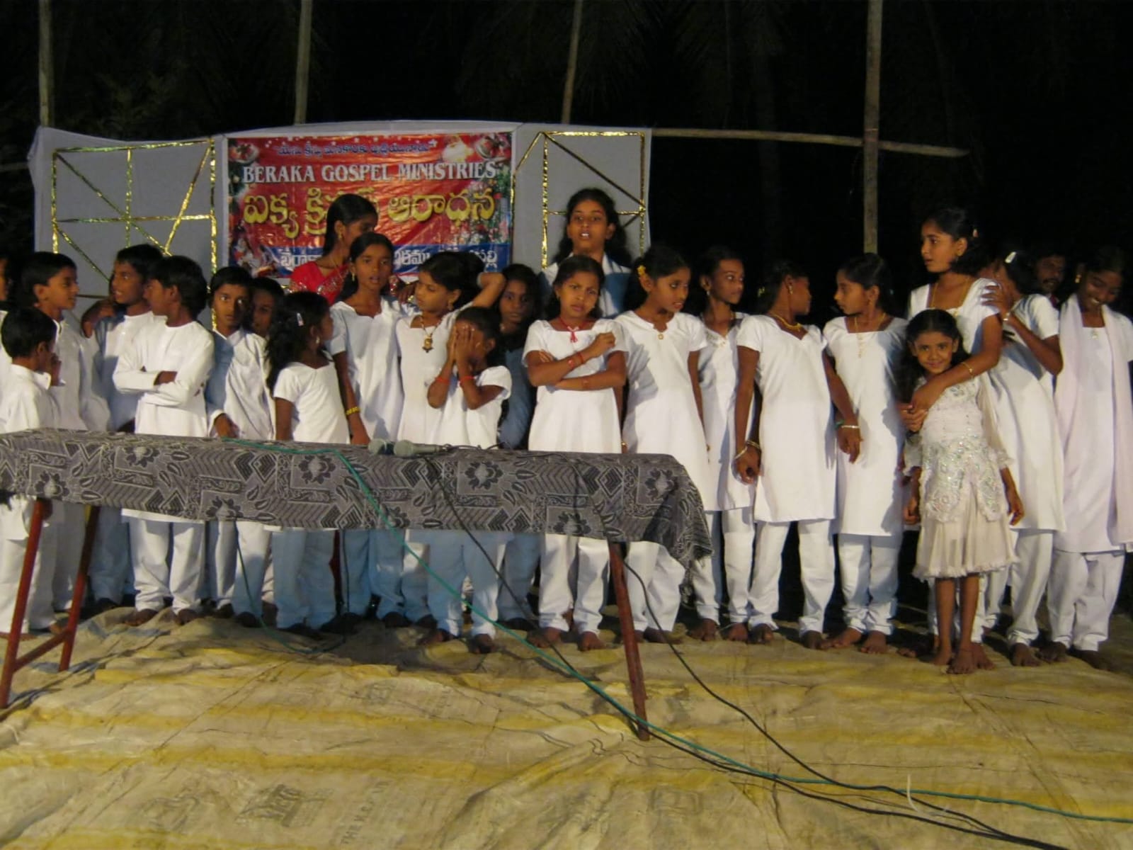 Children's choir on stage — Children's Ministry