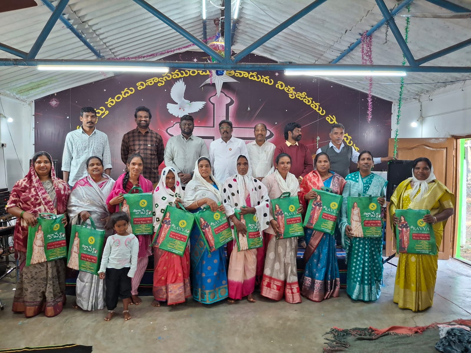 Widows and sisters blessed — Gifts & New Clothes Distribution