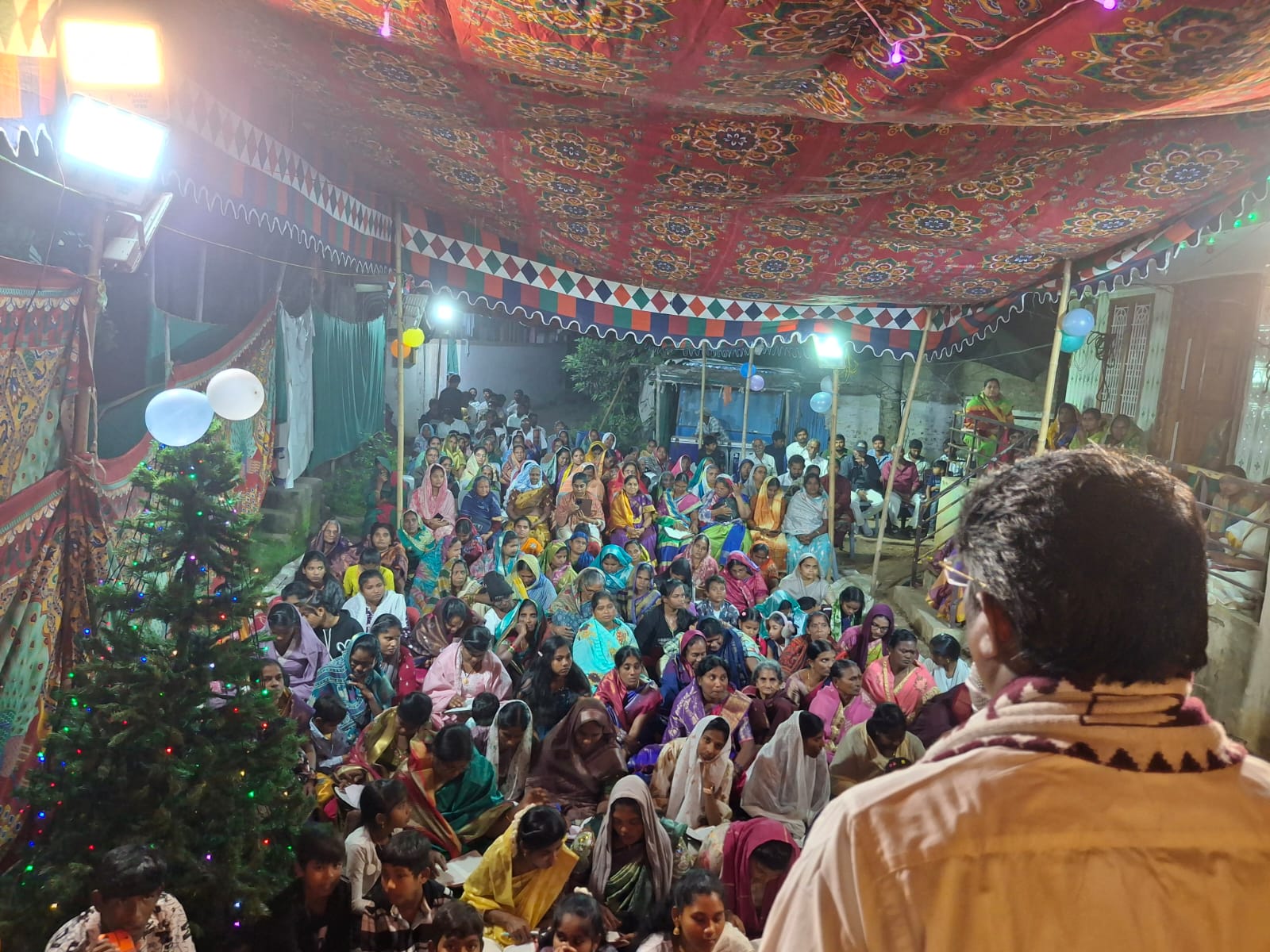 Packed house for the Gospel — Open Air Meetings