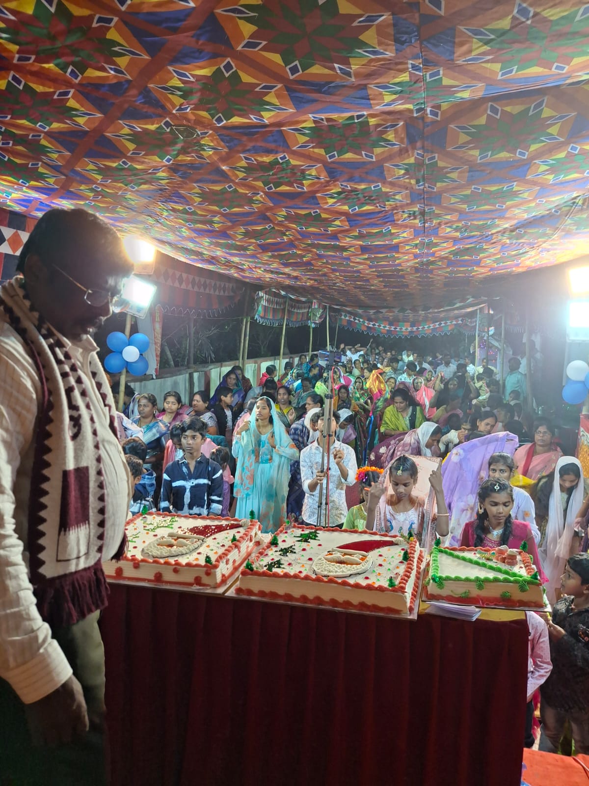 Celebration & cake-cutting — Open Air Meetings