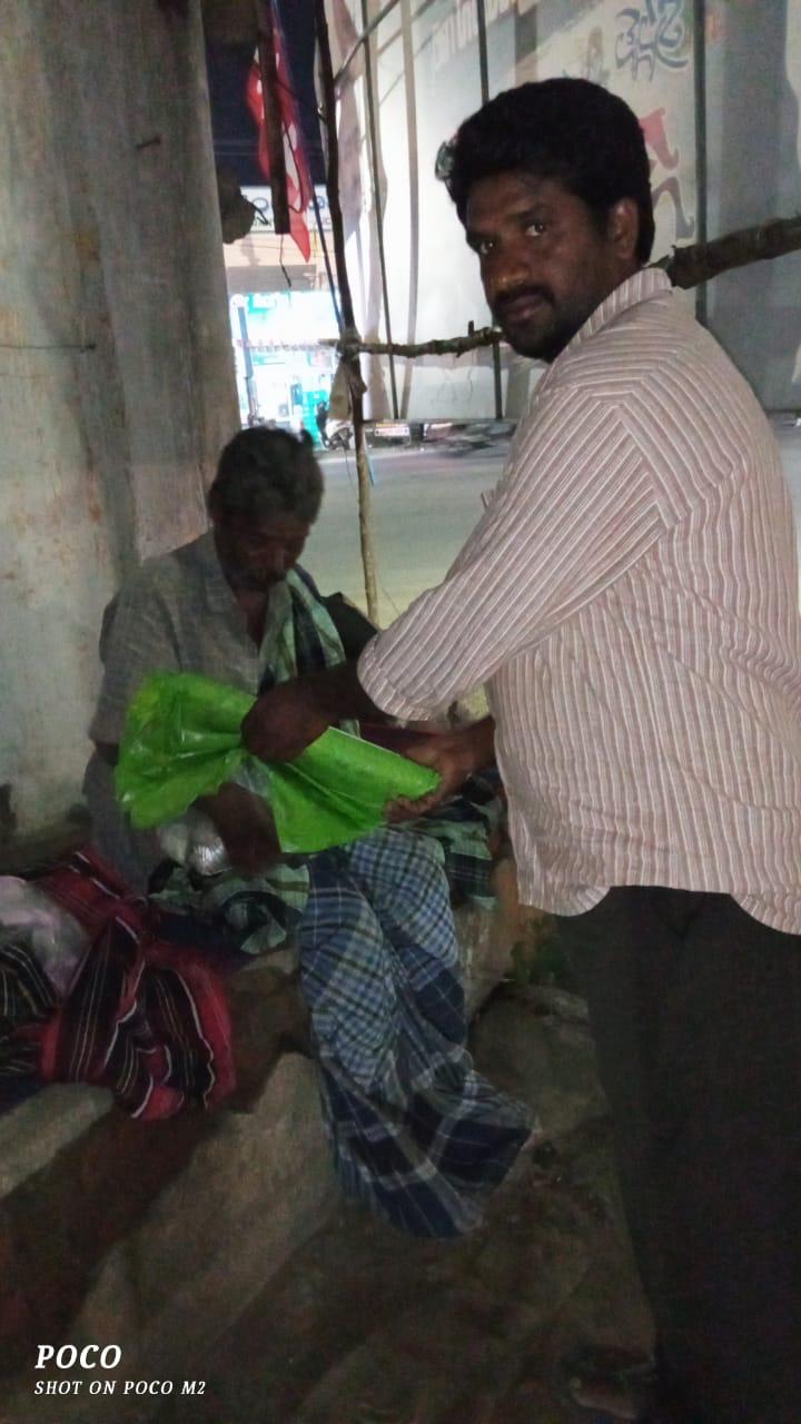 Under the flyover at night — Street & Homeless Outreach